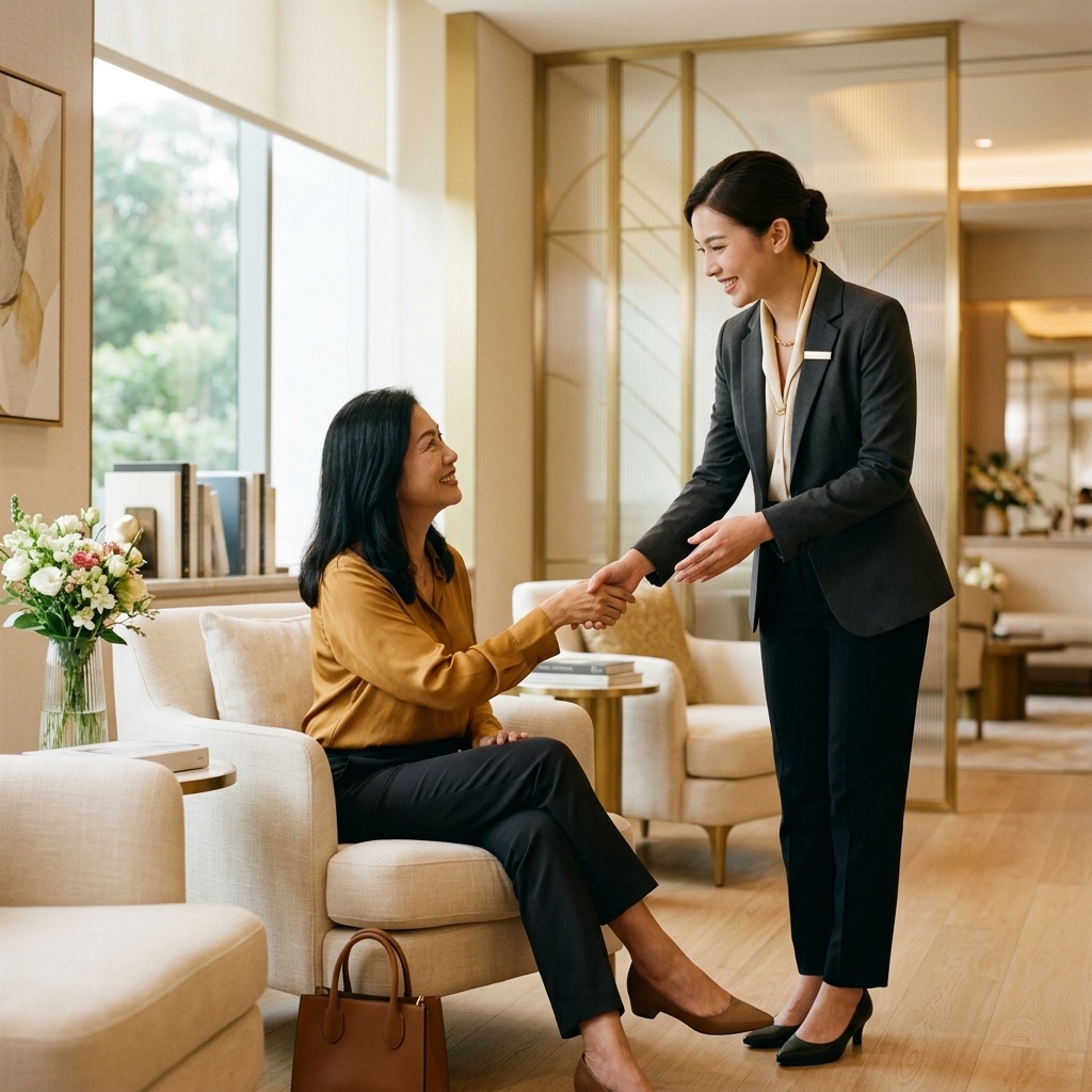 Caring coordinator with a patient