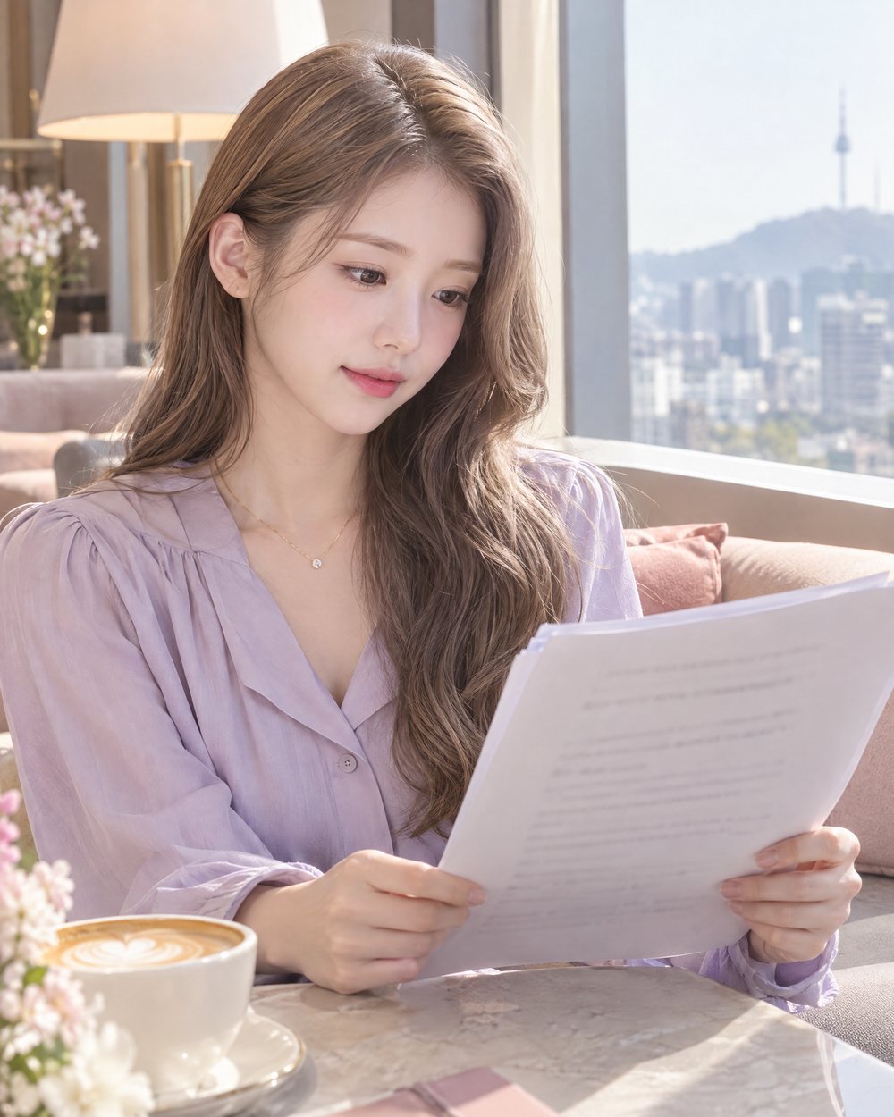 Woman reading a written treatment quote